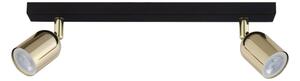 Faretto LED RGBW dimmerabile TOP 2xGU10/6,5W/230V 2700-6500K nero/oro
