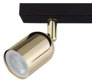 Faretto LED RGBW dimmerabile TOP 2xGU10/6,5W/230V 2700-6500K nero/oro