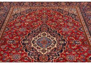 Tappeto Ardakan Medaglione Floreale Rosso Blu Scuro 192x303 Cm