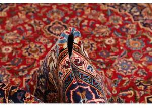 Tappeto Ardakan Medaglione Floreale Rosso Blu Scuro 192x303 Cm