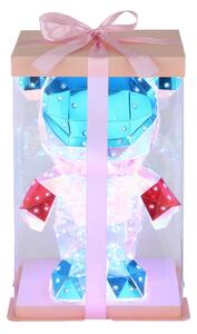 Globo 28085 - Decorazione da tavolo LED in confezione regalo BRONDAR 0,03W/5V USB orsetto spaziale