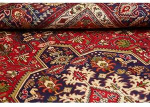 Tappeto Tabriz Stilizzato Rosso Mattone Blu Scuro 200x303 Cm