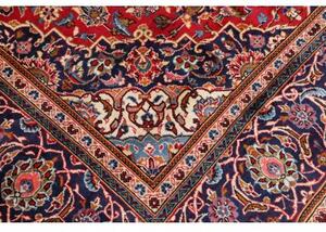 Tappeto Ardakan Medaglione Floreale Rosso Blu Scuro 192x303 Cm