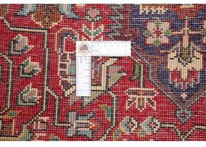 Tappeto Tabriz Stilizzato Rosso Blu Scuro 204x290 Cm
