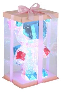 Globo 28085 - Decorazione da tavolo LED in confezione regalo BRONDAR 0,03W/5V USB orsetto spaziale