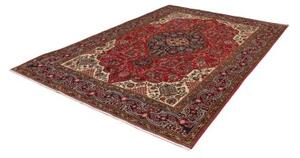 Tappeto Tabriz Stilizzato Rosso Blu Scuro 204x290 Cm