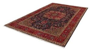Tappeto Tabriz Medaglione Floreale Blu Scuro Rosso 205x300 Cm
