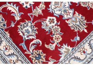 Tappeto Nain Kashmar Stilizzato Rosso Avorio Corsia 83x293 Cm