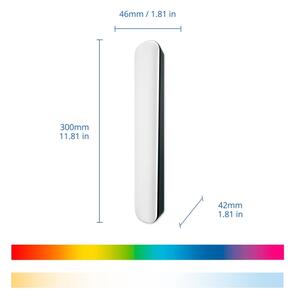 Philips - SET 2x Lampada dimmerabile LED RGBIC SMART GRADIENT/8W/230V Wi-Fi