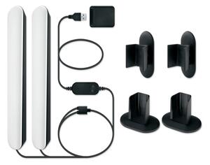 Philips - SET 2x Lampada dimmerabile LED RGBIC SMART GRADIENT/8W/230V Wi-Fi