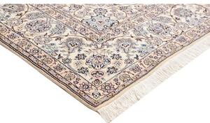 Tappeto Nain 9la Medaglione Floreale Blu Avorio 251x291 Cm
