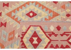 Tappeto Kilim Geometrico Terracotta Beige 172x241 Cm