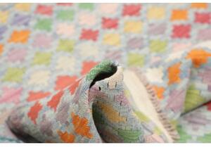 Tappeto Kilim Geometrico Celeste Multicolore 152x197 Cm