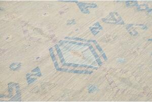 Tappeto Kilim Geometrico Azzurro Beige 179x244 Cm