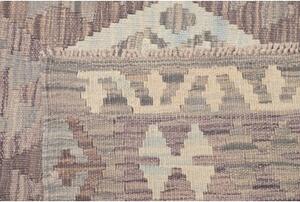 Tappeto Kilim Geometrico Tortora Grigio Perla 206x290 Cm