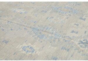 Tappeto Kilim Geometrico Grigio Azzurro 212x291 Cm