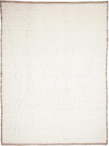 Tappeto Berbero Geometrico Avorio Nocciola 282x368 Cm