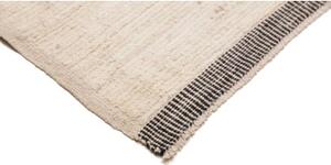 Tappeto Berbero Geometrico Avorio Blu 250x305 Cm