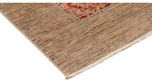 Tappeto Floralia Geometrico Marrone Arancione 100x153 Cm