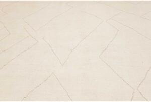 Tappeto Berbero Geometrico Avorio Tortora 238x300 Cm