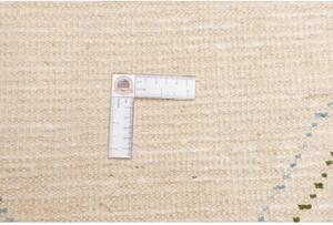 Tappeto Berbero Geometrico Beige Blu Corsia 83x375 Cm