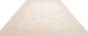 Tappeto Zigler Fine Floreale Avorio Grigio Chiaro 274x360 Cm