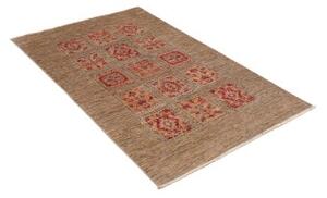 Tappeto Floralia Geometrico Marrone Arancione 100x153 Cm