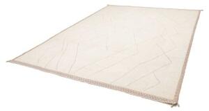 Tappeto Berbero Geometrico Avorio Tortora 238x300 Cm