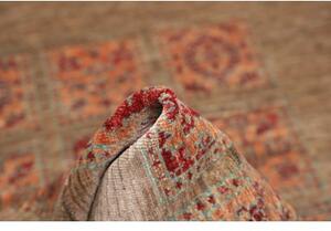 Tappeto Floralia Geometrico Marrone Arancione 100x153 Cm