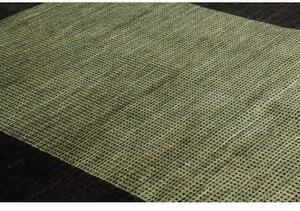 Tappeto Essenzia Geometrico Nero Verde 157x195 Cm