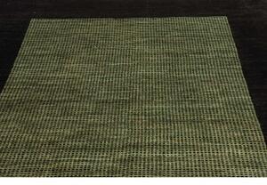 Tappeto Essenzia Geometrico Nero Verde 157x195 Cm