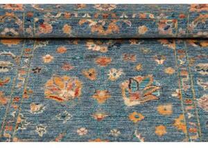 Tappeto Istintia Floreale Blu Petrolio Arancione 82x128 Cm