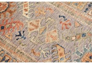 Tappeto Kazak Fine Figurativo Tortora Arancione 68x97 Cm