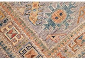 Tappeto Kazak Fine Figurativo Tortora Arancione 68x97 Cm