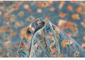 Tappeto Zigler Fine Floreale Blu Beige 81x128 Cm