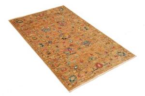 Tappeto Zigler Fine Stilizzato Ocra Blu 78x123 Cm