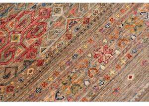 Tappeto Istintia Geometrico Marrone Rosso Corsia 77x297 Cm