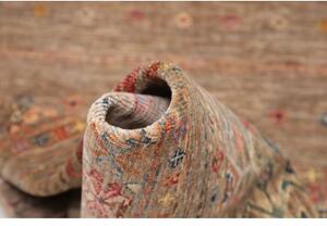 Tappeto Istintia Geometrico Marrone Rosso Corsia 77x297 Cm