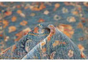 Tappeto Istintia Floreale Blu Petrolio Arancione 82x128 Cm