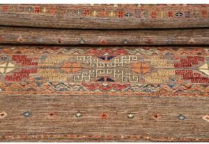 Tappeto Istintia Geometrico Marrone Rosso Corsia 77x297 Cm