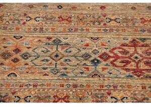 Tappeto Istintia Geometrico Beige Rosso Corsia 85x237 Cm