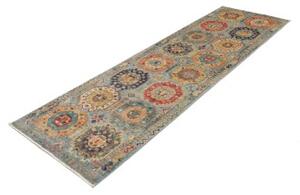 Tappeto Floralia Stilizzato Azzurro Multicolore Corsia 82x273 Cm