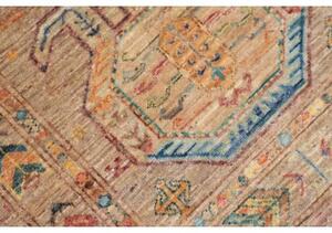 Tappeto Floralia Geometrico Beige Blu Corsia 78x198 Cm