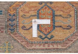 Tappeto Floralia Geometrico Beige Blu Corsia 78x198 Cm