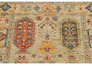 Tappeto Floralia Stilizzato Beige Blu Corsia 80x248 Cm