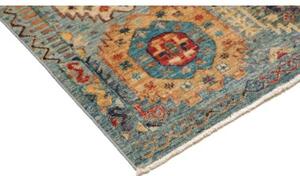 Tappeto Floralia Stilizzato Azzurro Multicolore Corsia 82x273 Cm