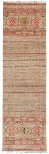 Tappeto Istintia Geometrico Beige Rosso Corsia 83x289 Cm