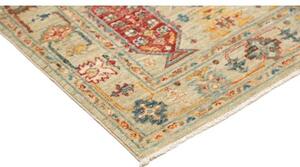 Tappeto Floralia Stilizzato Beige Blu Corsia 80x248 Cm