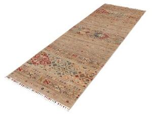 Tappeto Istintia Geometrico Beige Rosso Mattone Corsia 84x238 Cm