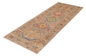 Tappeto Floralia Geometrico Beige Blu Corsia 78x198 Cm